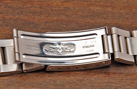 rolex 78360 bracelet year